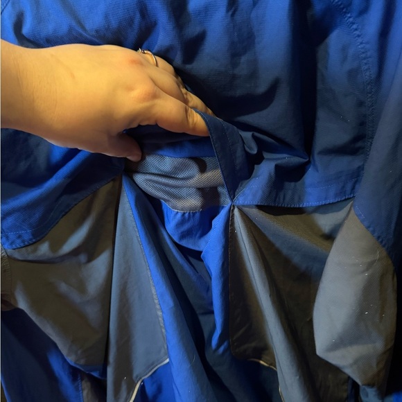 Men’s Nike Blue and Gray Windbreaker Zip Up Jacket - Picture 5 of 5